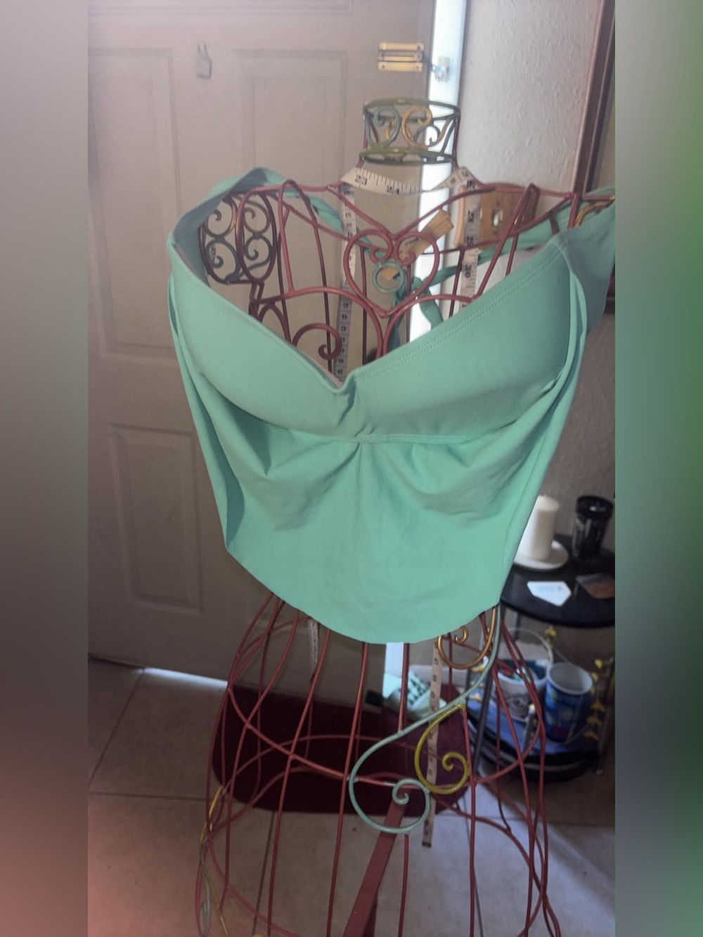 Arizona Jean Company Mint Green Camisole Crop Top